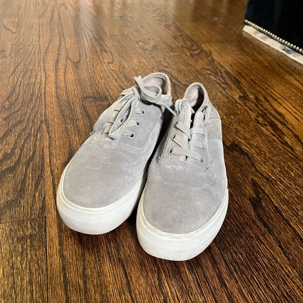 Vince Grey Suede Sneaker Size 7